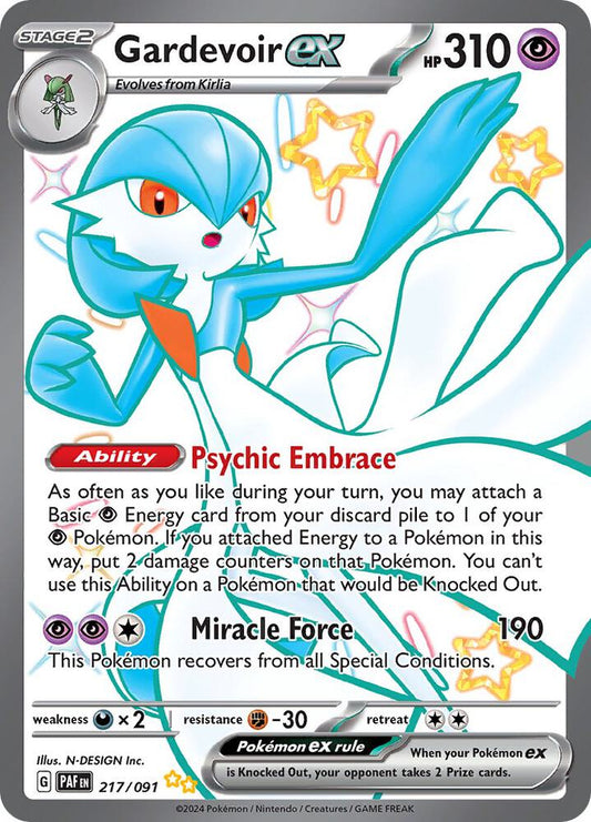 Gardevoir EX #217 SV: Paldean Fates