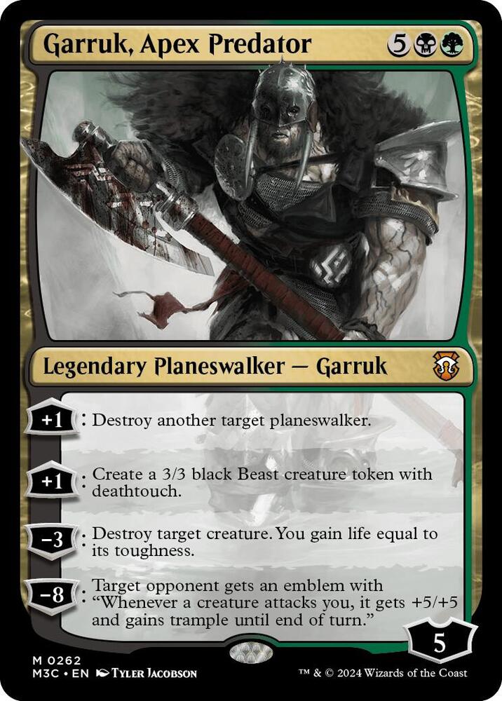 Garruk, Apex Predator #262 Commander: Modern Horizons 3