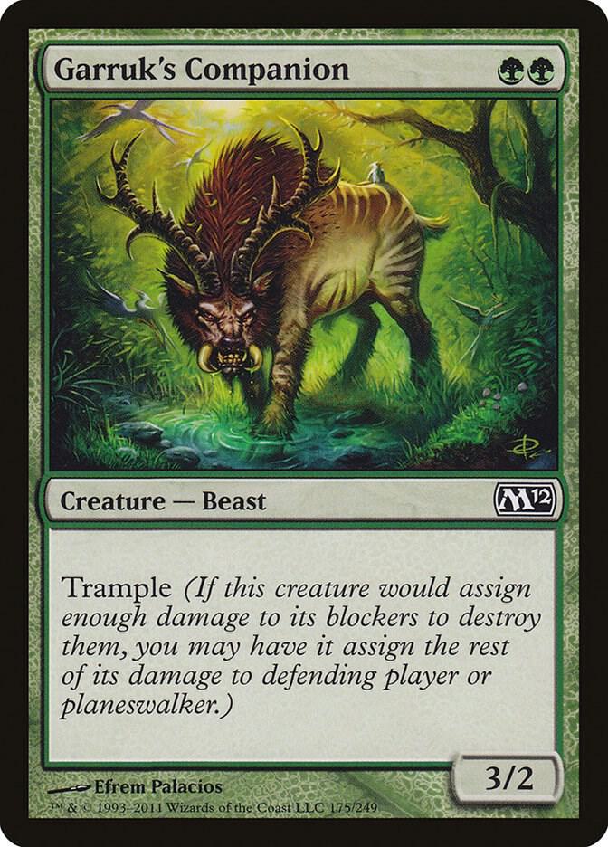 Garruk's Companion #175 FOIL Magic 2012