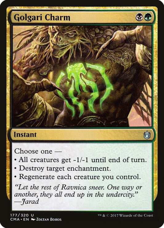 Golgari Charm #177 Commander Anthology