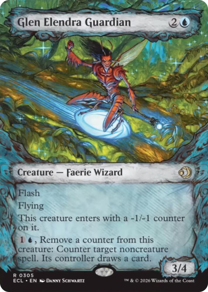 Glen Elendra Guardian (Showcase) #305 FOIL Lorwyn Eclipsed