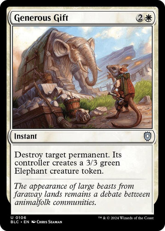 Generous Gift #106 Commander: Bloomburrow