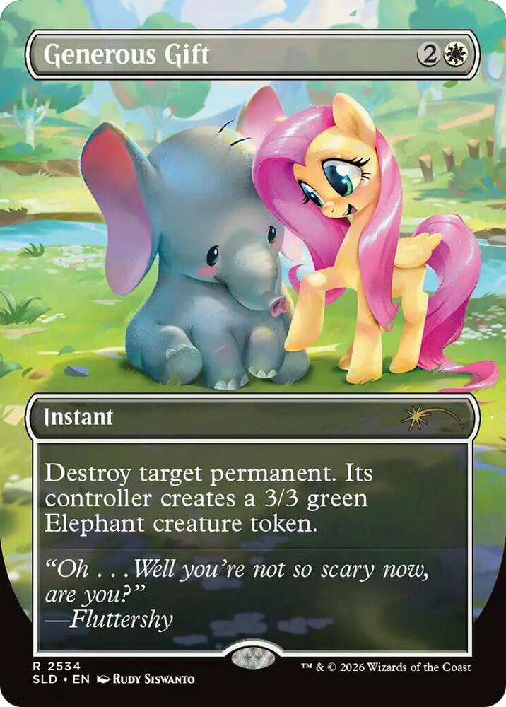 Generous Gift #2534 FOIL Secret Lair Drop Series