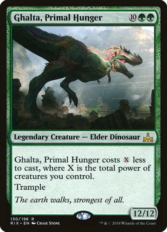 Ghalta, Primal Hunger #130 Rivals of Ixalan