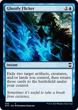 Ghostly Flicker #39 Commander: Kaldheim