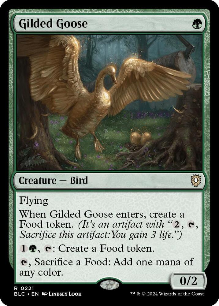 Gilded Goose #221 Commander: Bloomburrow