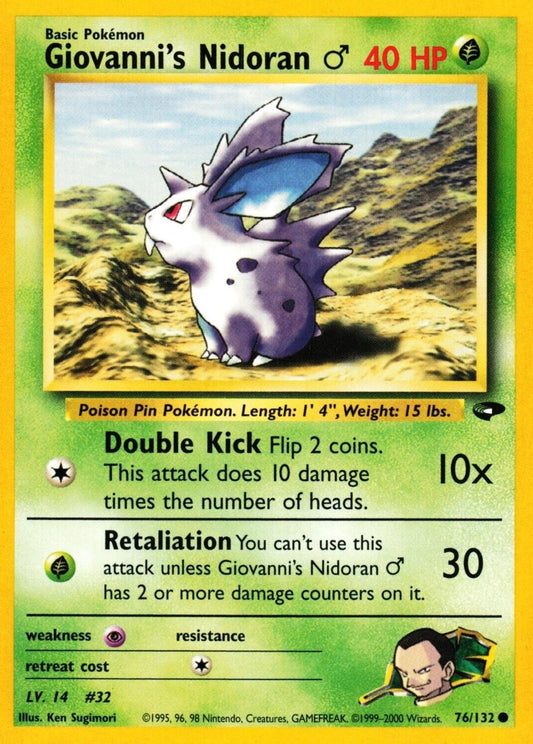 Giovanni's Nidoran #76 Gym Challenge (G2)