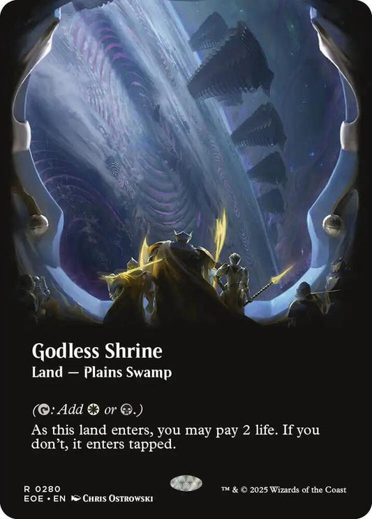 Godless Shrine #280 (Borderless) Edge of Eternities