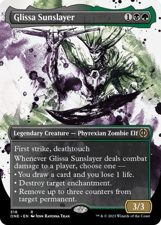 Glissa Sunslayer #318 (Showcase) Phyrexia: All Will Be One