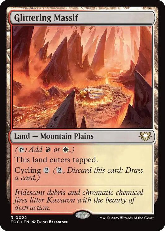 Glittering Massif #22 Commander: Edge of Eternities