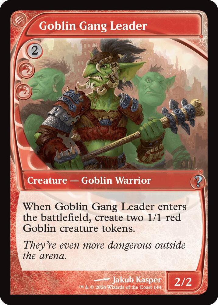 Goblin Gang Leader (Future Sight) #144 Mystery Booster 2