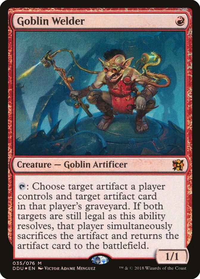 Goblin Welder #35 FOIL Duel Decks: Elves vs. Inventors