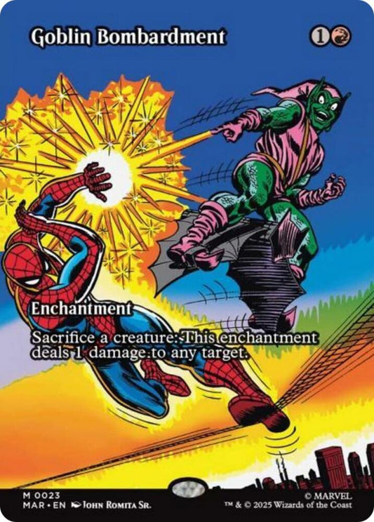 Goblin Bombardment (Borderless) #23 Marvel Universe Eternal Legal
