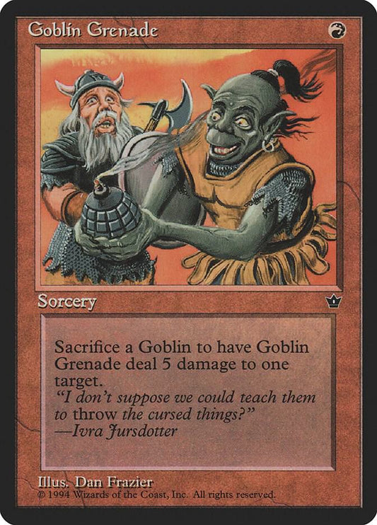 Goblin Grenade (Frazier) - Fallen Empires