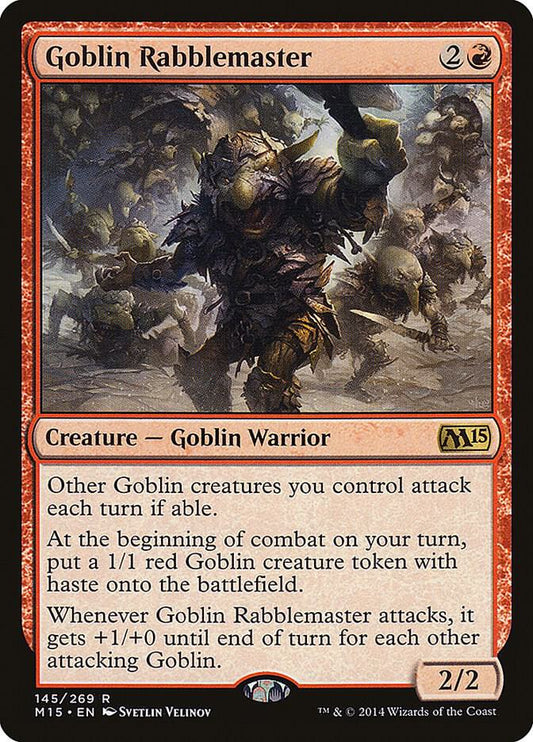 Goblin Rabblemaster #145 Magic 2015