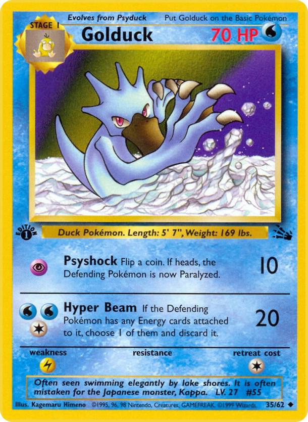 Golduck (1st Edition) #35 Fossil