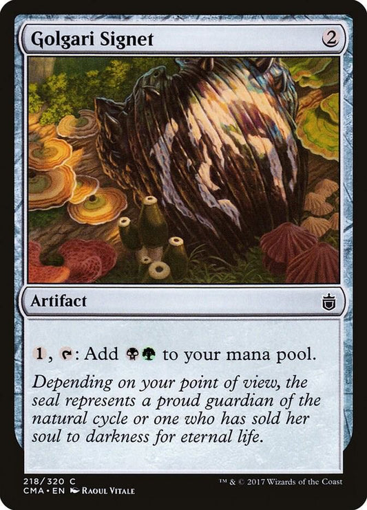 Golgari Signet #218 Commander Anthology