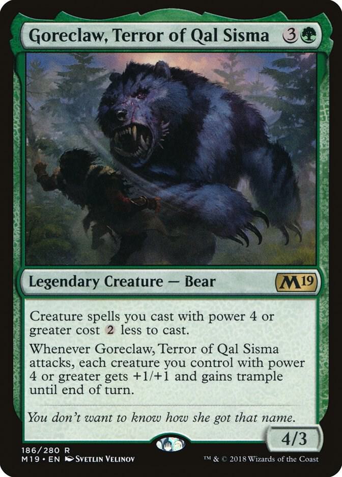 Goreclaw, Terror of Qal Sisma #186 Core Set 2019