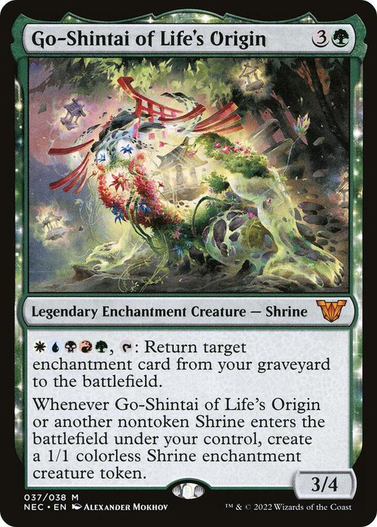 Go-Shintai of Life's Origin #37 FOIL Commander: Kamigawa: Neon Dynasty