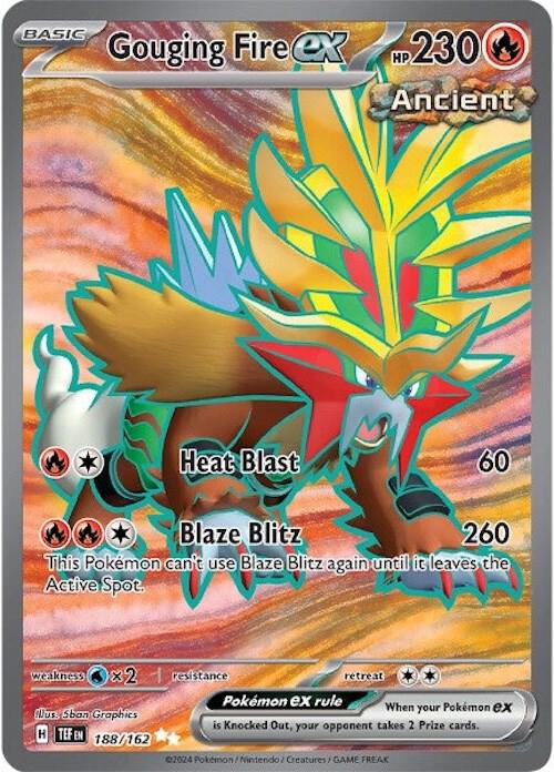 Gouging Fire EX #188 SV05: Temporal Forces