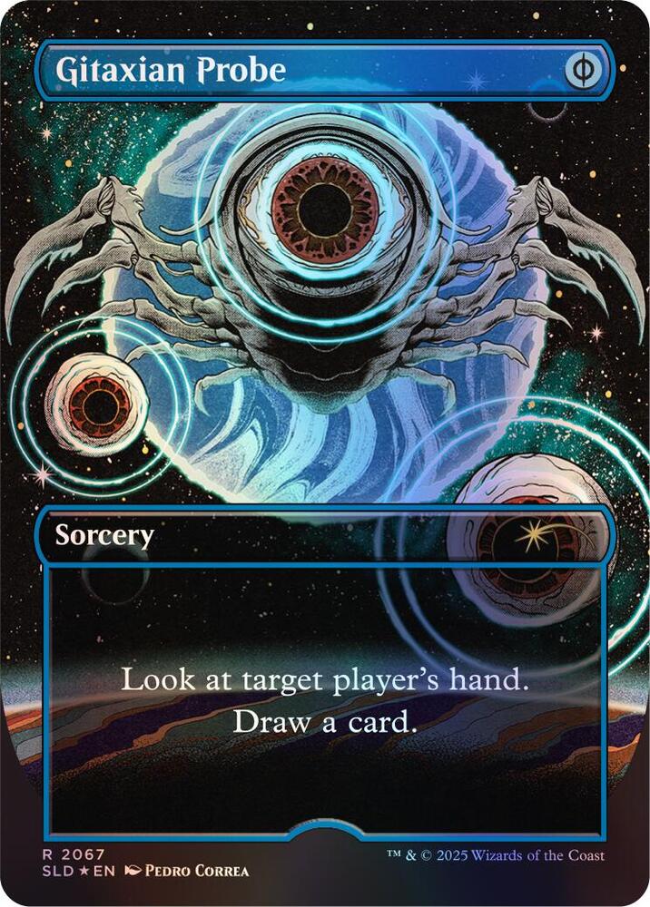 Gitaxian Probe #2067 RAINBOW FOIL Secret Lair Drop Series