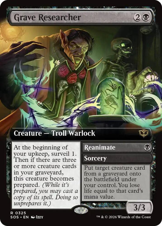 Grave Researcher (Extended Art) #325 Secrets of Strixhaven