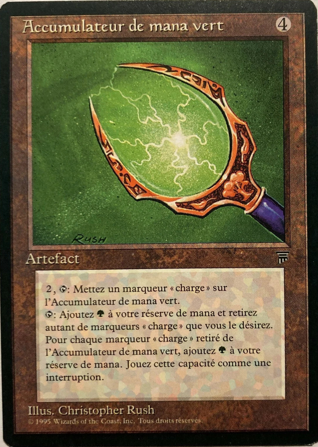 Green Mana Battery (Italian) - Legends