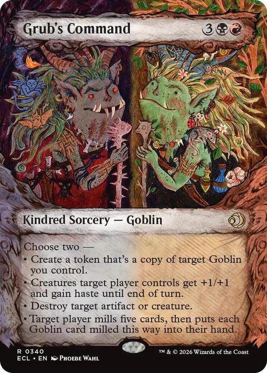 Grub's Command (Showcase) #340 FOIL Lorwyn Eclipsed