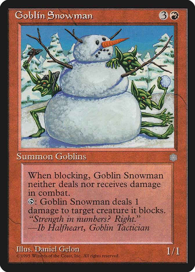 Goblin Snowman - Ice Age – The Curious Crow Company