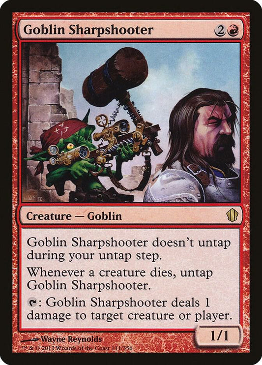 Goblin Sharpshooter #111 Commander 2013