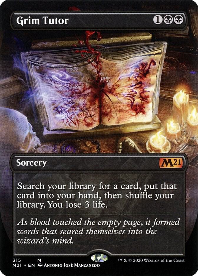Grim Tutor (Alternate Art) #315 Magic 2021