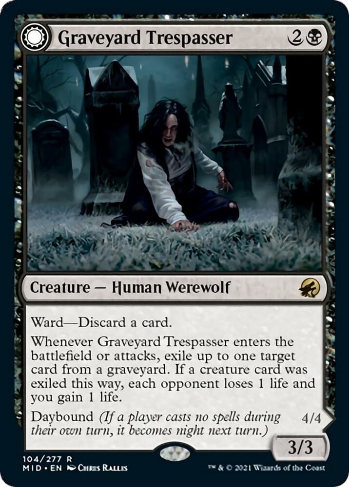 Graveyard Trespasser #104 Innistrad: Midnight Hunt
