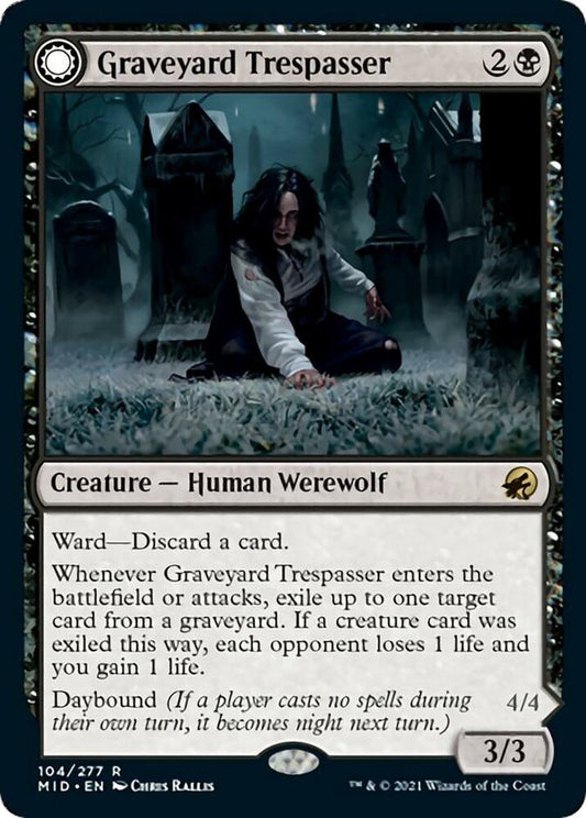 Graveyard Trespasser #104 Innistrad: Midnight Hunt