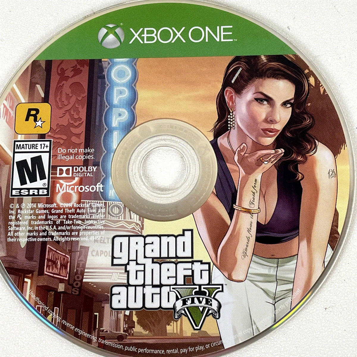 Xbox One Grand Theft Auto V (Disc Only)