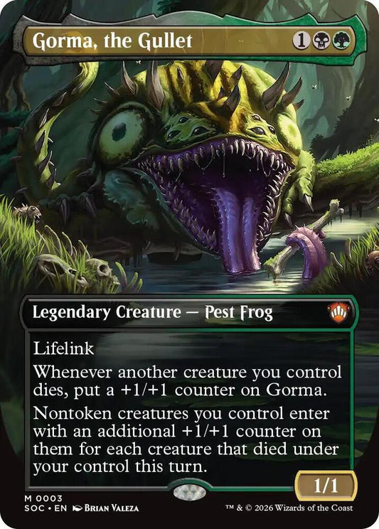 Gorma, the Gullet (Borderless) #3 Commander: Secrets of Strixhaven