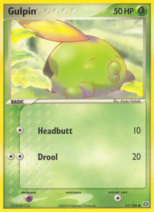 Gulpin #51 Emerald