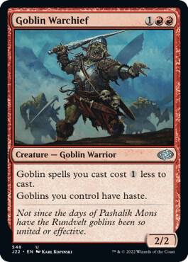 Goblin Warchief #548 Jumpstart 2022