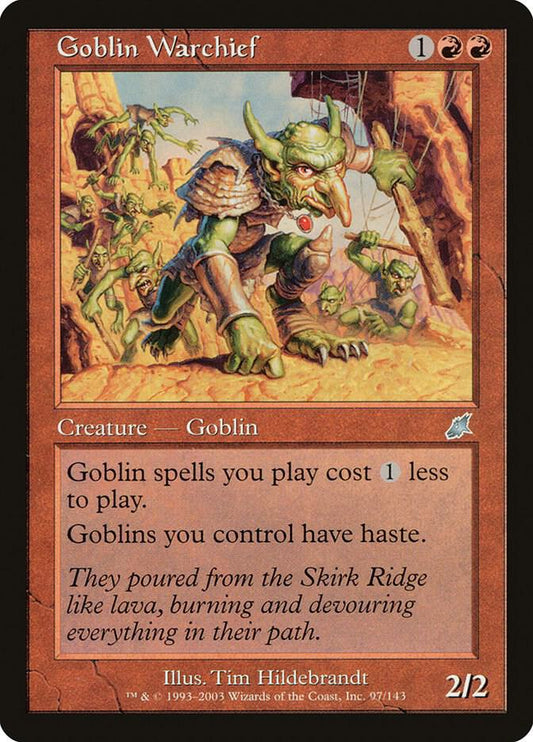 Goblin Warchief #97 Scourge