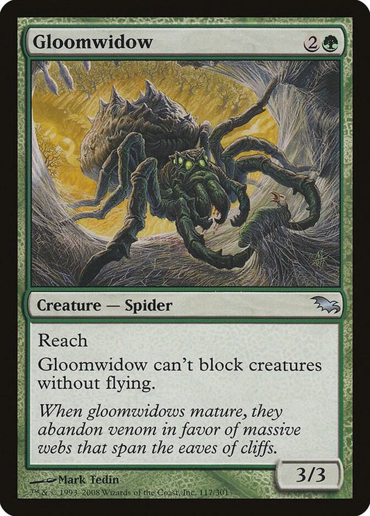 Gloomwidow #117 FOIL Shadowmoor