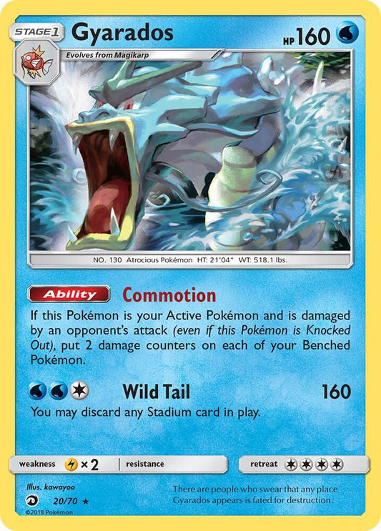 Gyarados #20 HOLOFOIL Dragon Majesty