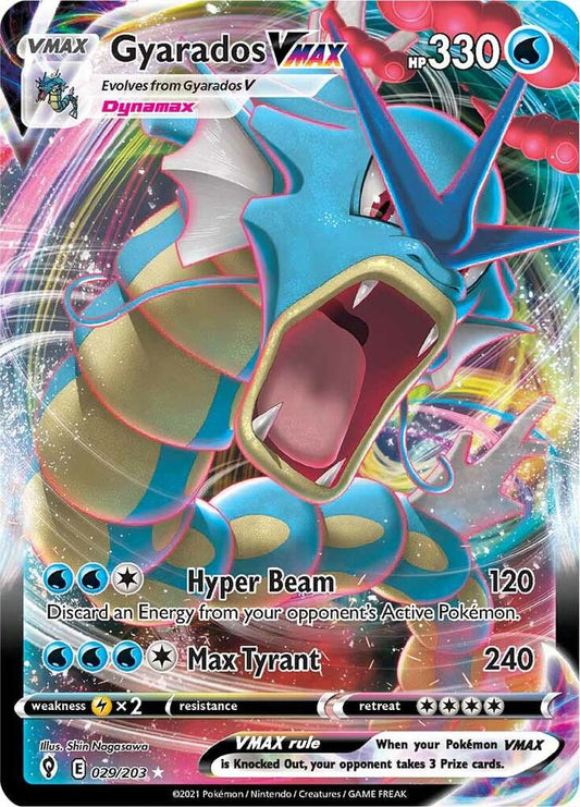 Gyarados VMAX #29 SWSH07: Evolving Skies