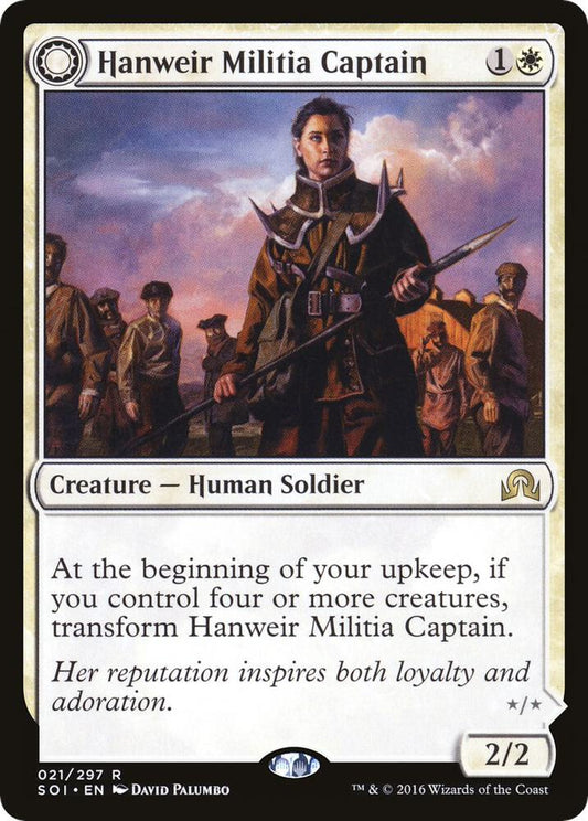 Hanweir Militia Captain #21 Shadows Over Innistrad