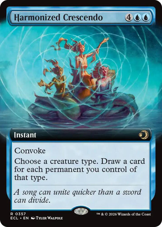 Harmonized Crescendo (Extended Art) #357 Lorwyn Eclipsed