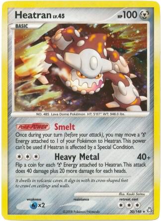 Heatran #30 FOIL Legends Awakened Deck Exclusives