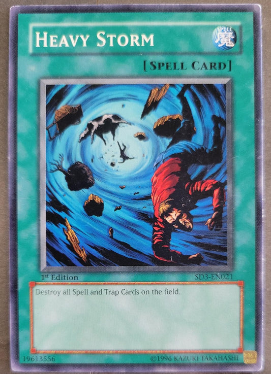 Heavy Storm 1st Edition Structure Deck Blaze of Destruction