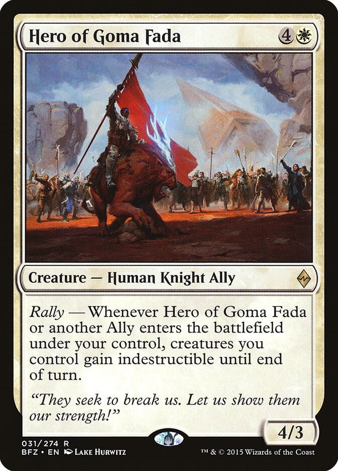 Hero of Goma Fada #31 Battle for Zendikar