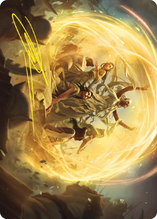 Heroic Intervention Art Card (Gold-Stamped Signature) #73 Art Series: Universes Beyond: The Lord of the Rings: Tales of Middle-earth