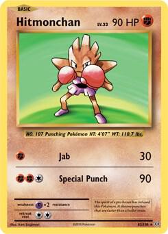 Hitmonchan #62 Deck Exclusives (XY - Evolutions)