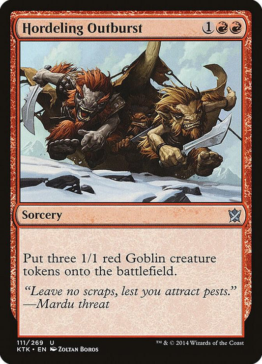 Hordeling Outburst #111 FOIL Khans of Tarkir