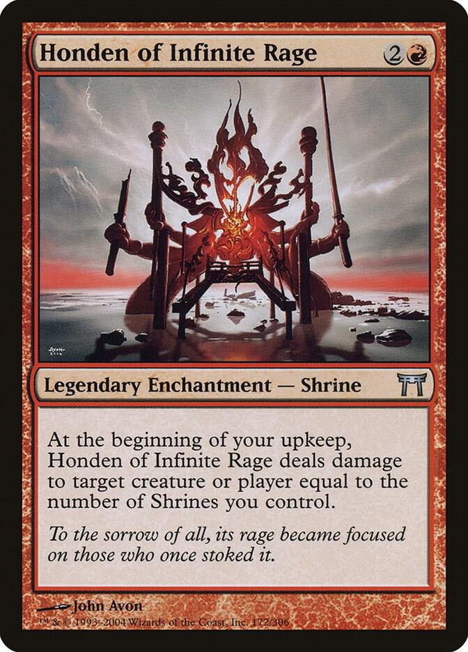 Honden of Infinite Rage #172 Champions of Kamigawa